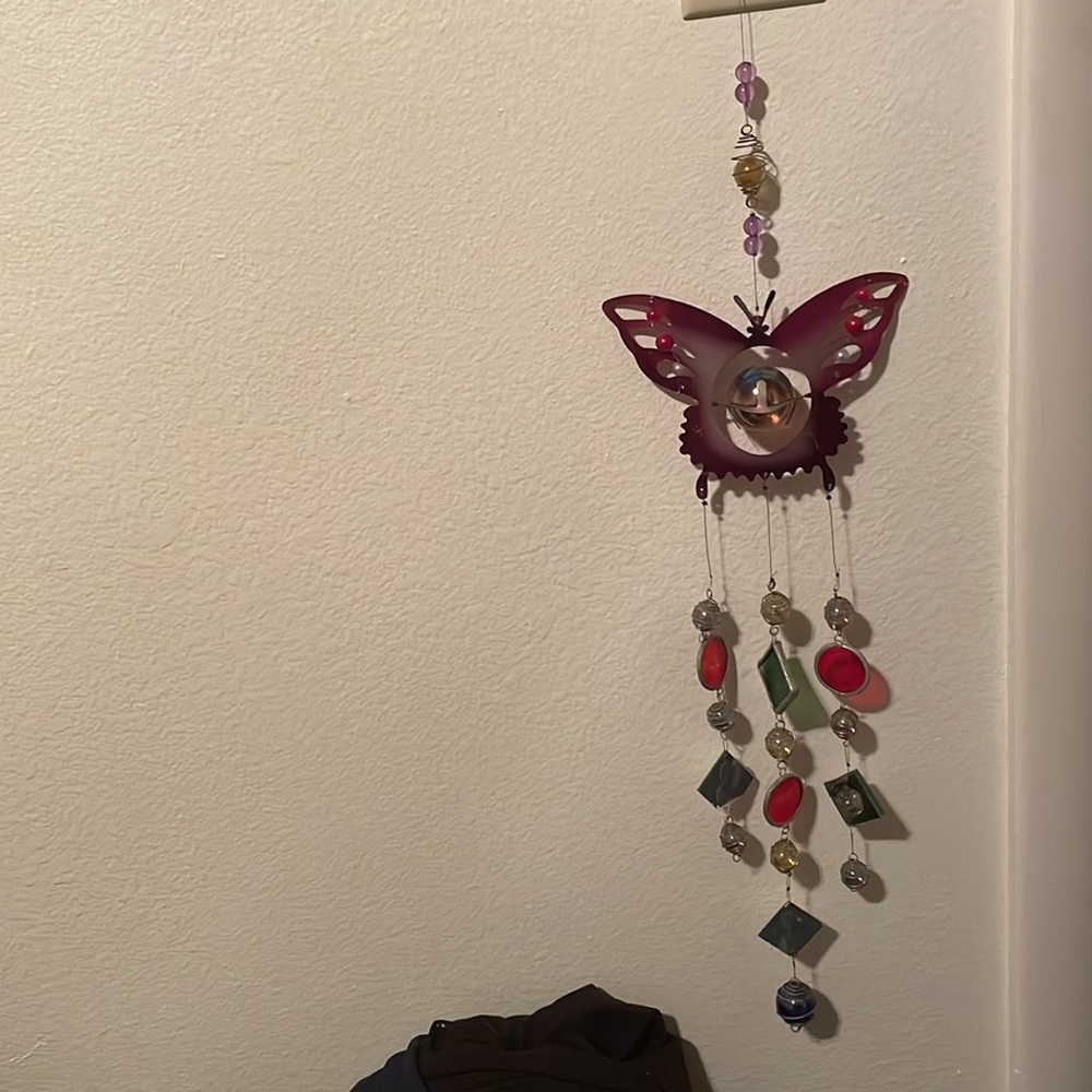 Antique Metallic Butterfly